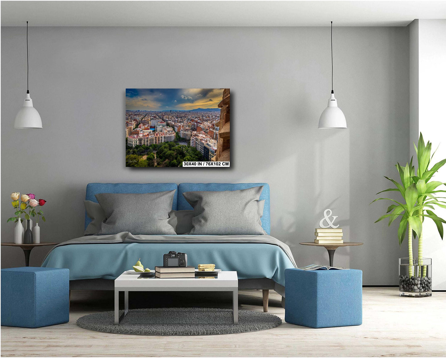 La Sagrada Familia Barcelona Print: Spain Cityscape Photography
