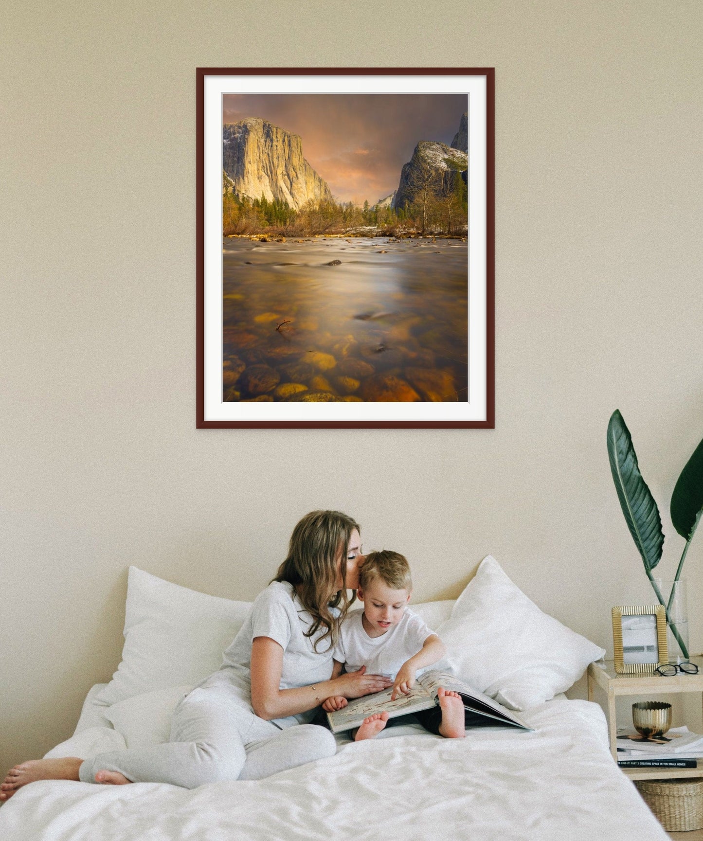 Yosemite Valley Photo, Merced River Dreams Print Wall Art, Half Dome fine Art, California Sunrise Photo Print, Yosemite National Park Print