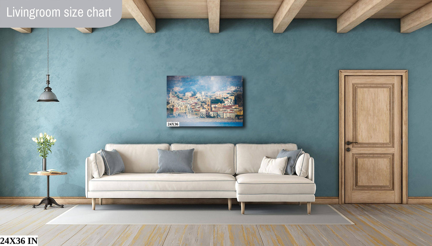 Italy's Amalfi Coast: Positano Sunrise Landscape | Fine Art Photograph | Italy Poster / Seascape Print/Canvas/Acrylic/Metal