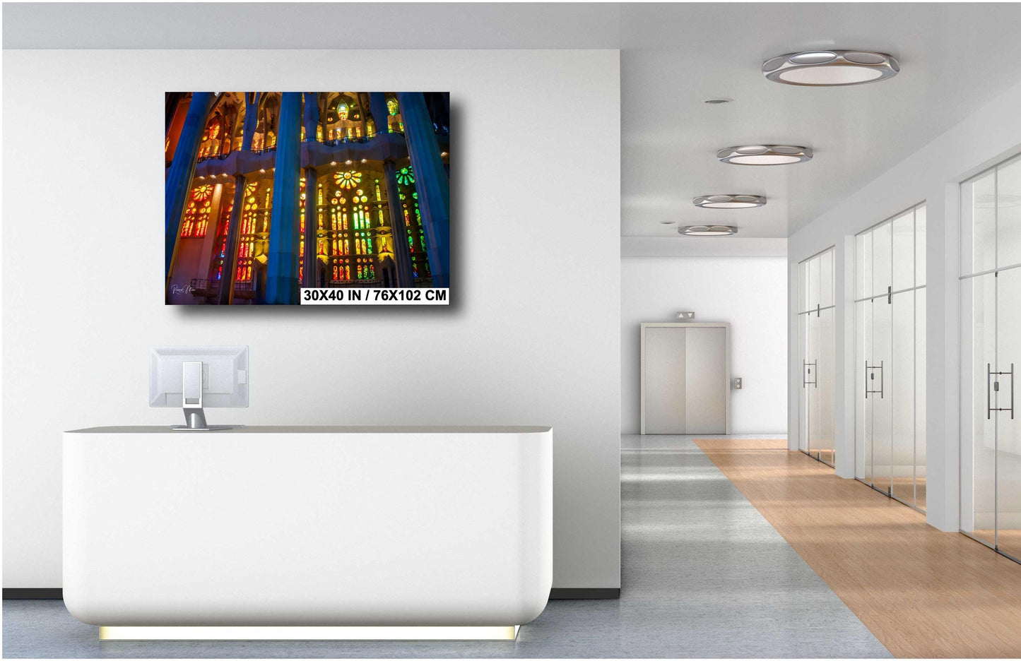 Sagrada Familia Sunset Photo: Barcelona Travel Print, Gaudi Architecture