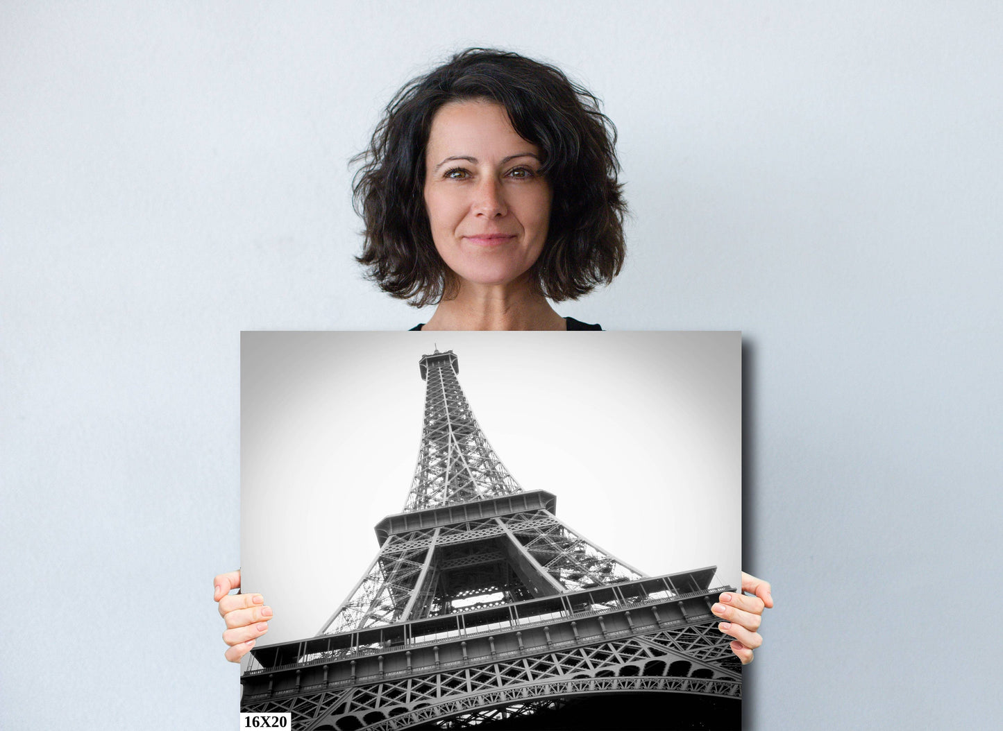 Eiffel Tower Paris Photography: Scenic Landmark Canvas Wall Art