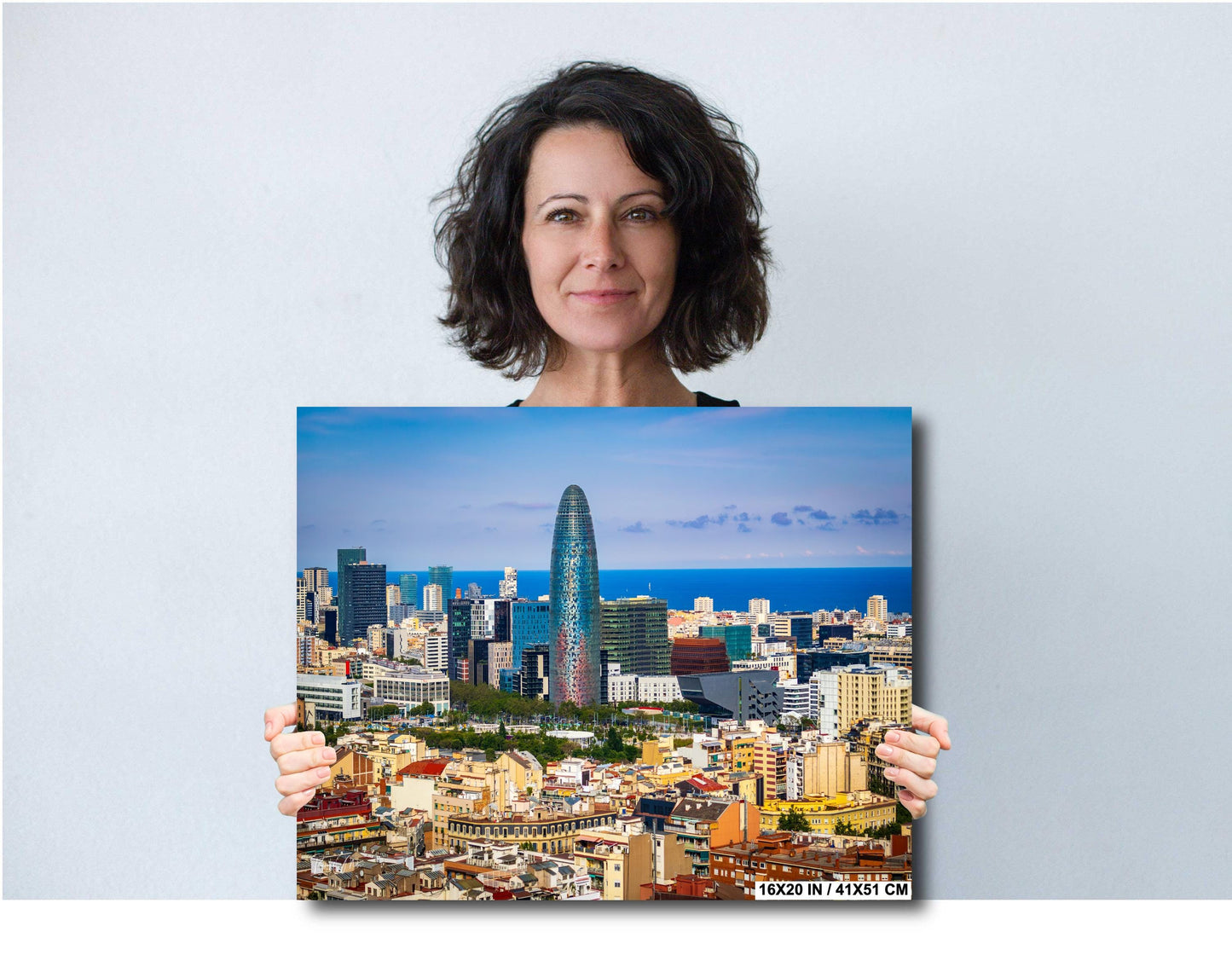 Torre Glòries Barcelona Print: Modern Highrise Fine Art Photography