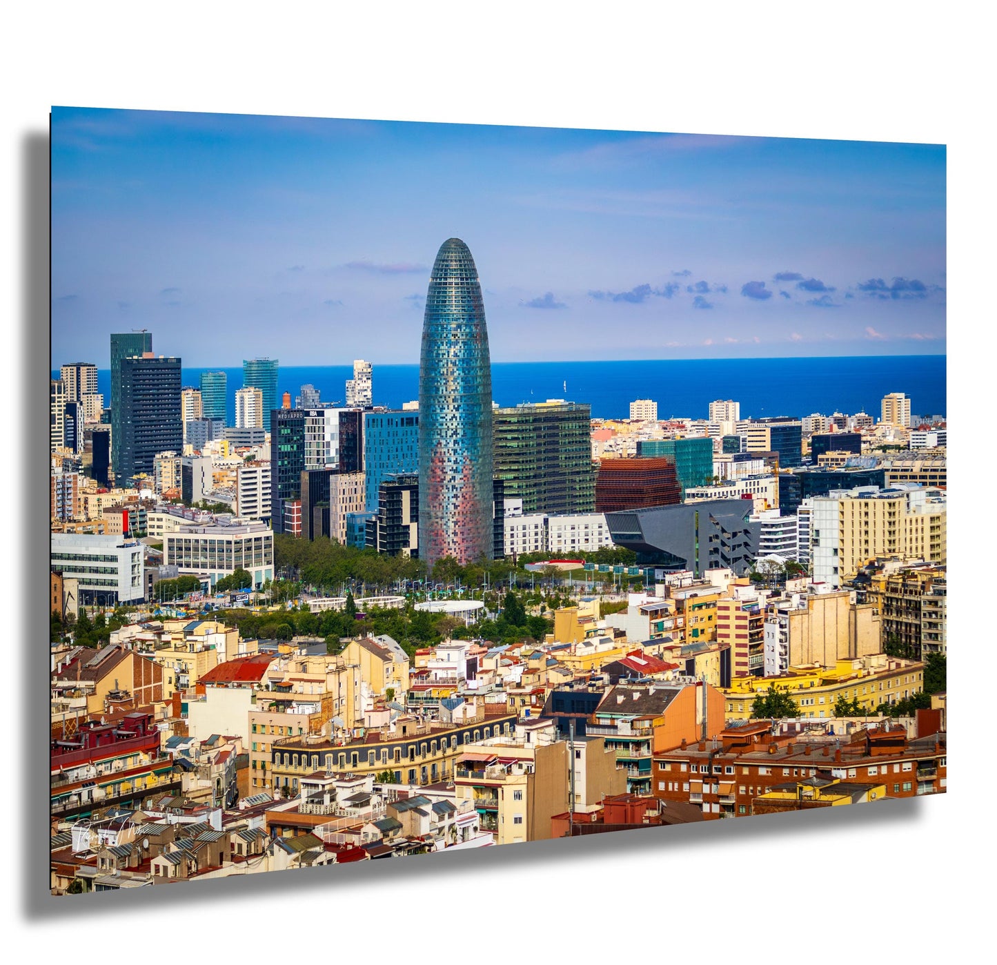Torre Glòries Barcelona Print: Modern Highrise Fine Art Photography