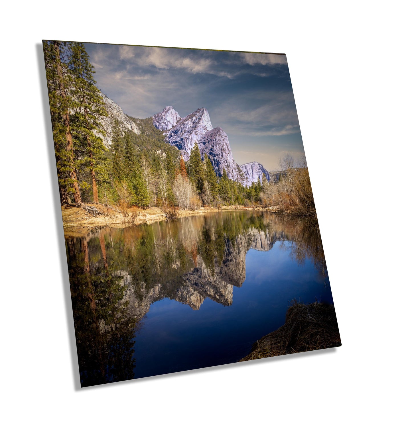 Yosemite Valley Merced River Reflection Fine Art Photo, Canvas Wall Art, California Sunrise Poster, National Park Print | Home, Office Decor
