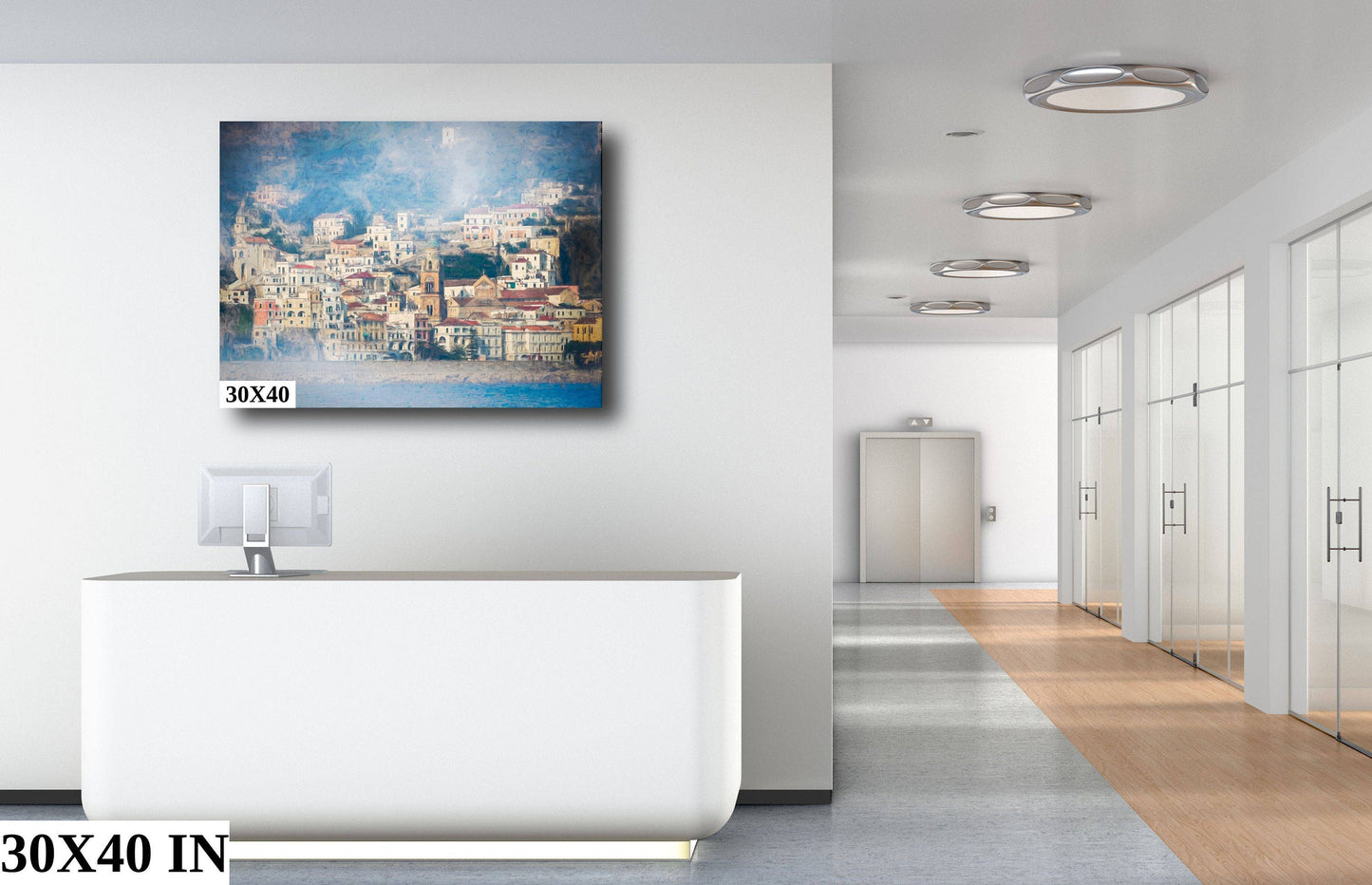 Italy's Amalfi Coast: Positano Sunrise Landscape | Fine Art Photograph | Italy Poster / Seascape Print/Canvas/Acrylic/Metal