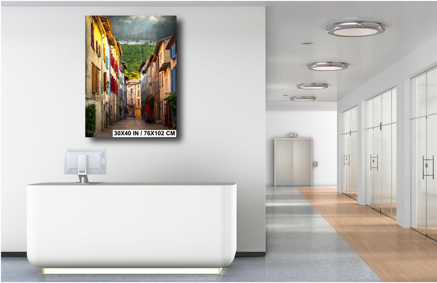 Saint-Antonin Noble Val Photo Print: French Countryside Morning Light