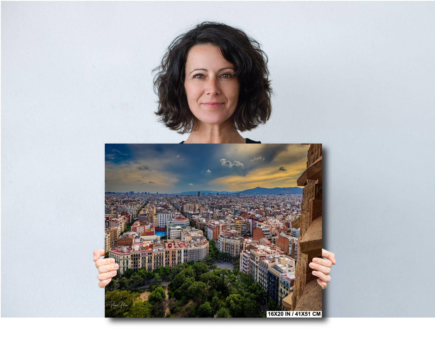 La Sagrada Familia Barcelona Print: Spain Cityscape Photography