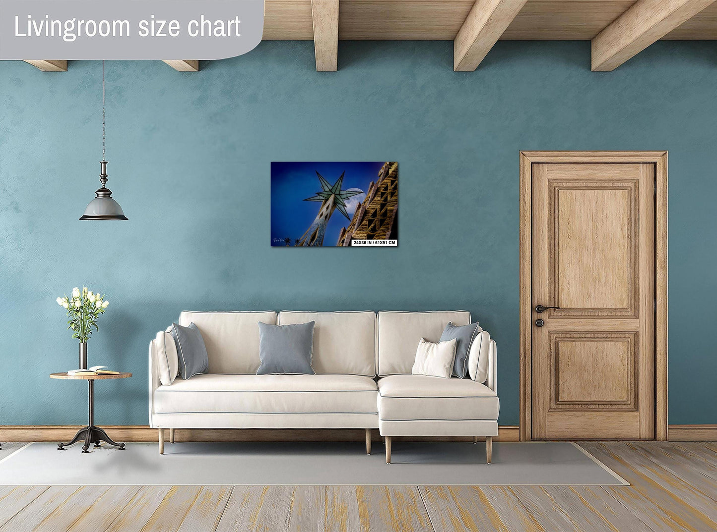La Sagrada Familia Star Tower Photo Print: Barcelona Passion Tower View