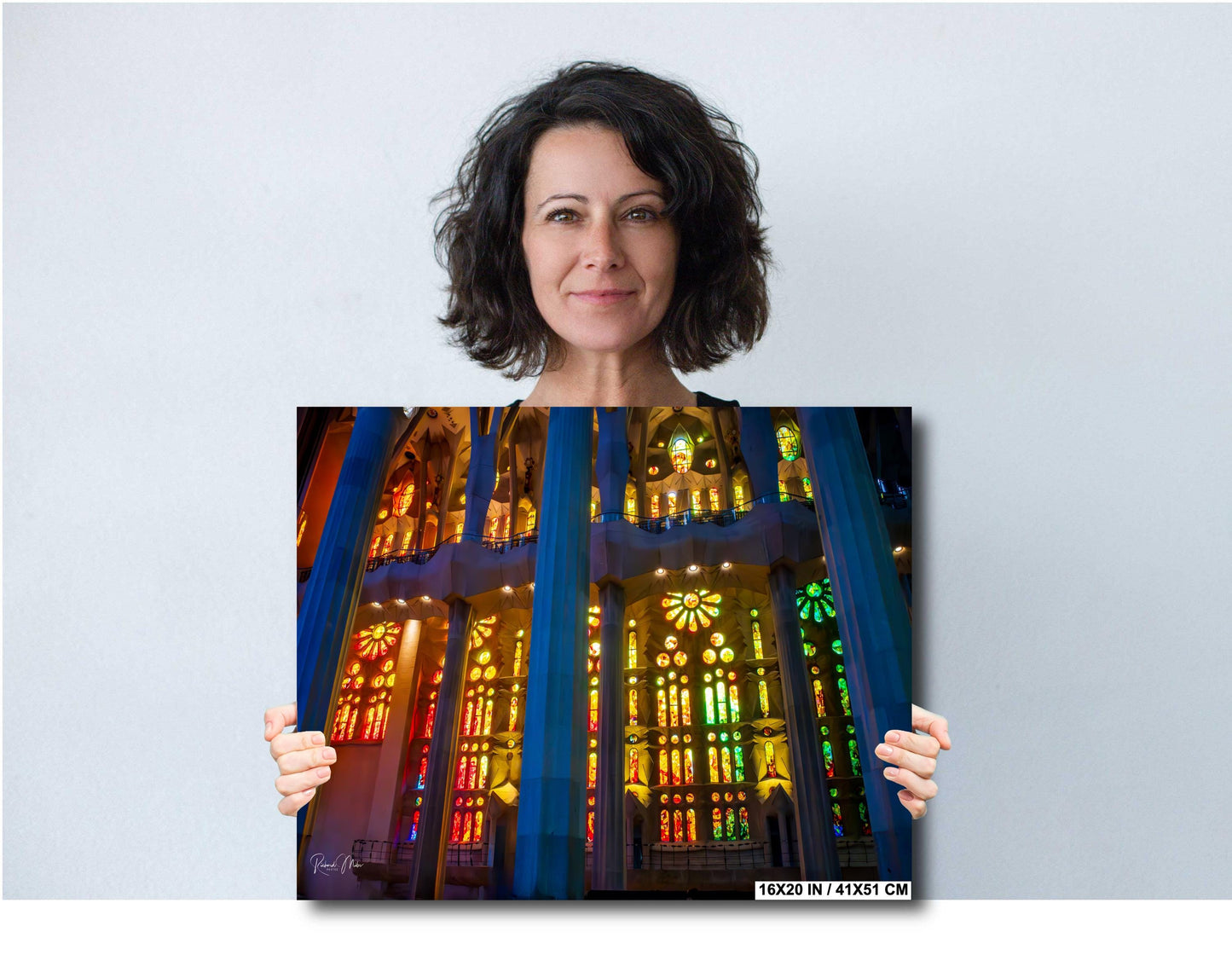 Sagrada Familia Sunset Photo: Barcelona Travel Print, Gaudi Architecture