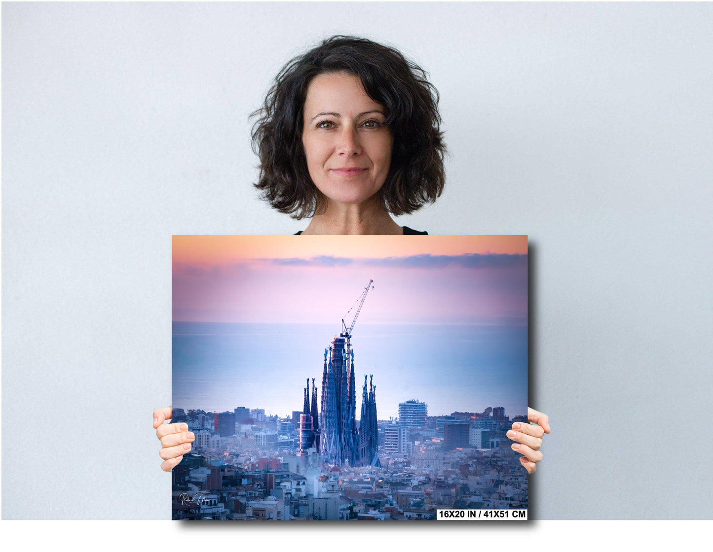 Sagrada Familia Sunrise Print: Barcelona Fine Art Photography