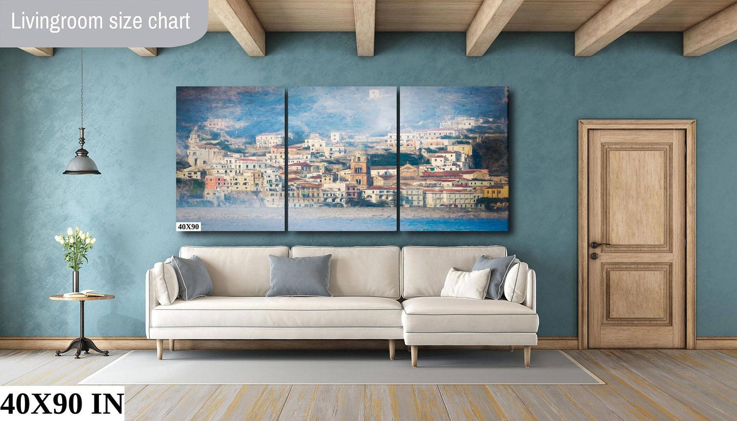 Italy's Amalfi Coast: Positano Sunrise Landscape | Fine Art Photograph | Italy Poster / Seascape Print/Canvas/Acrylic/Metal