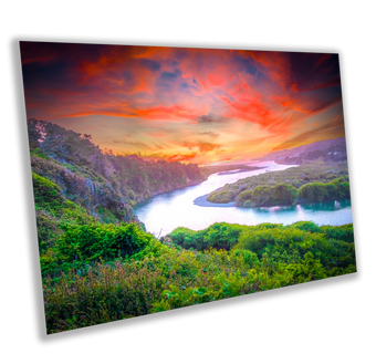 compare product Sonoma Pacific Ocean Coast | Gualala Creek Sunset | Canvas Wall Art | Gorgeous California Scenic Landscape | Fine Art Photography