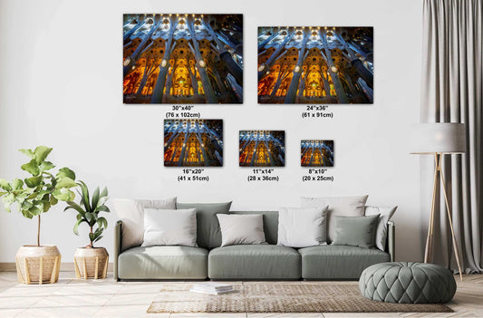 La Sagrada Familia Photograph: Gaudi Cathedral Art Print, Barcelona