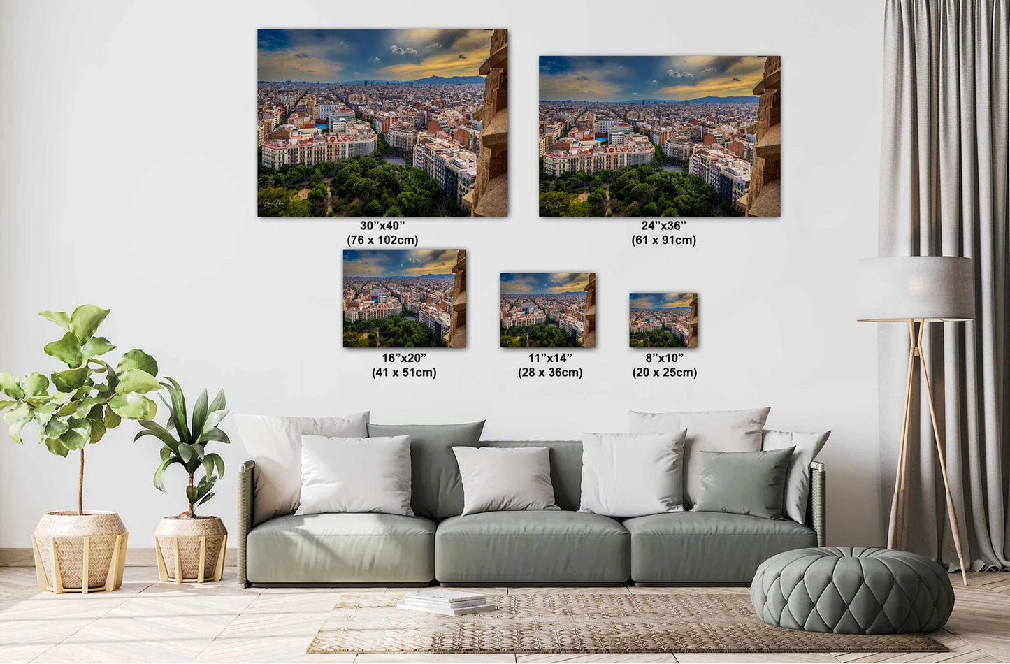 La Sagrada Familia Barcelona Print: Spain Cityscape Photography