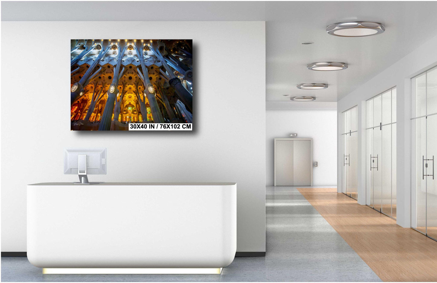 La Sagrada Familia Photograph: Gaudi Cathedral Art Print, Barcelona