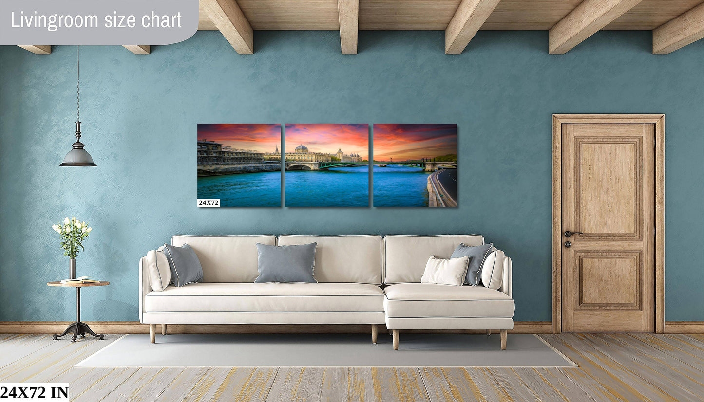 Paris River Seine Photography Print: Conciergerie Landmark Wall Art