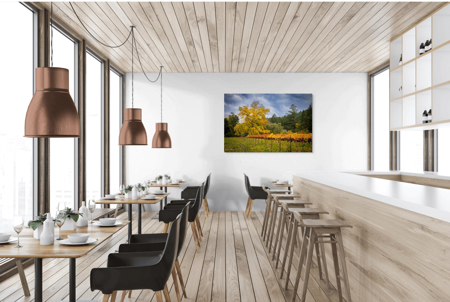 Napa Valley Vineyard Print: California Winery Fine Art Photography