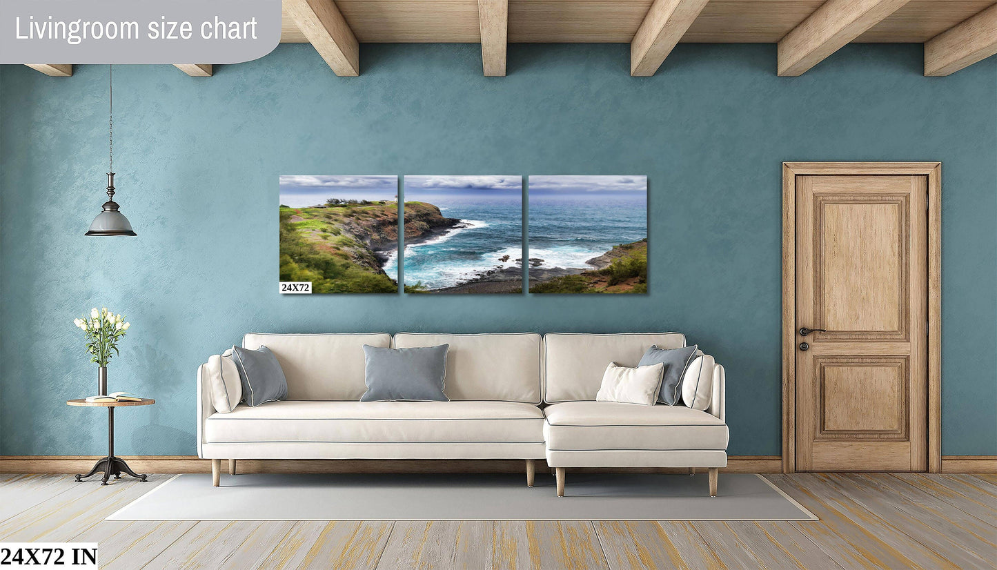 Hawaii Fine Art Photography, Kilauea Lighthouse, Kauai Poster, Canvas Wall Art, Nature Photograph, Seascape paper/canvas/acrylic/metal