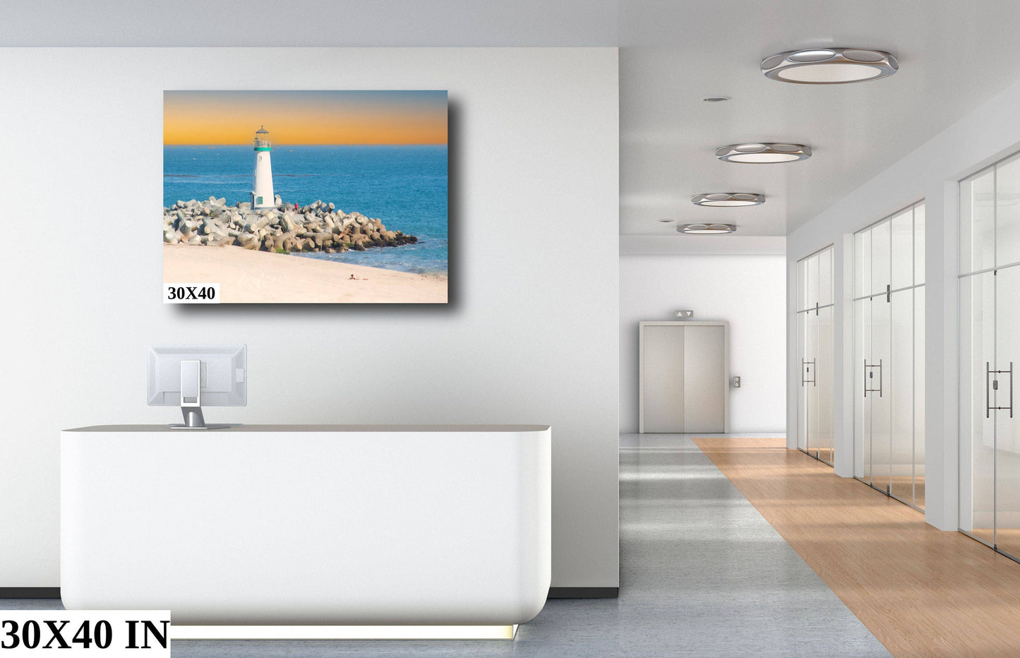 Santa Cruz Lighthouse Photography Print | Landscape Photography | Wall Decor | Nature Photography | Home Decor Photo | Fine Art