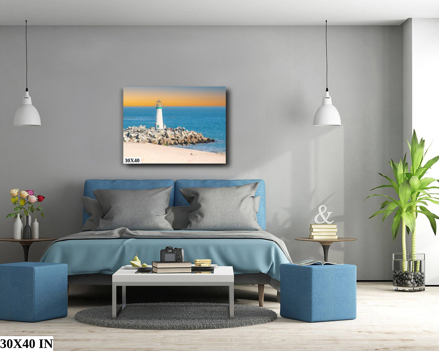Santa Cruz Lighthouse Photography Print | Landscape Photography | Wall Decor | Nature Photography | Home Decor Photo | Fine Art