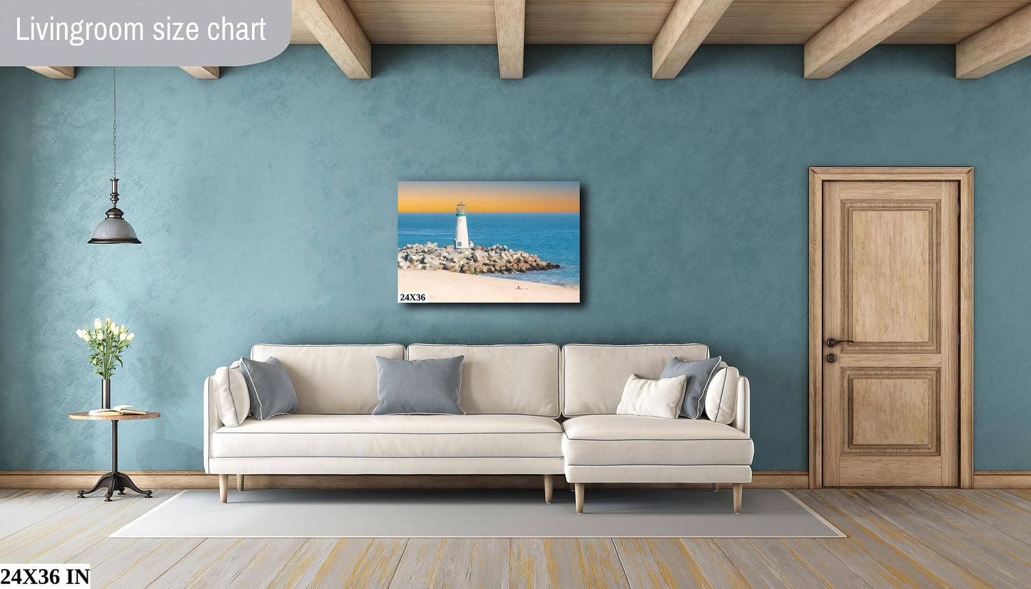 Santa Cruz Lighthouse Photography Print | Landscape Photography | Wall Decor | Nature Photography | Home Decor Photo | Fine Art