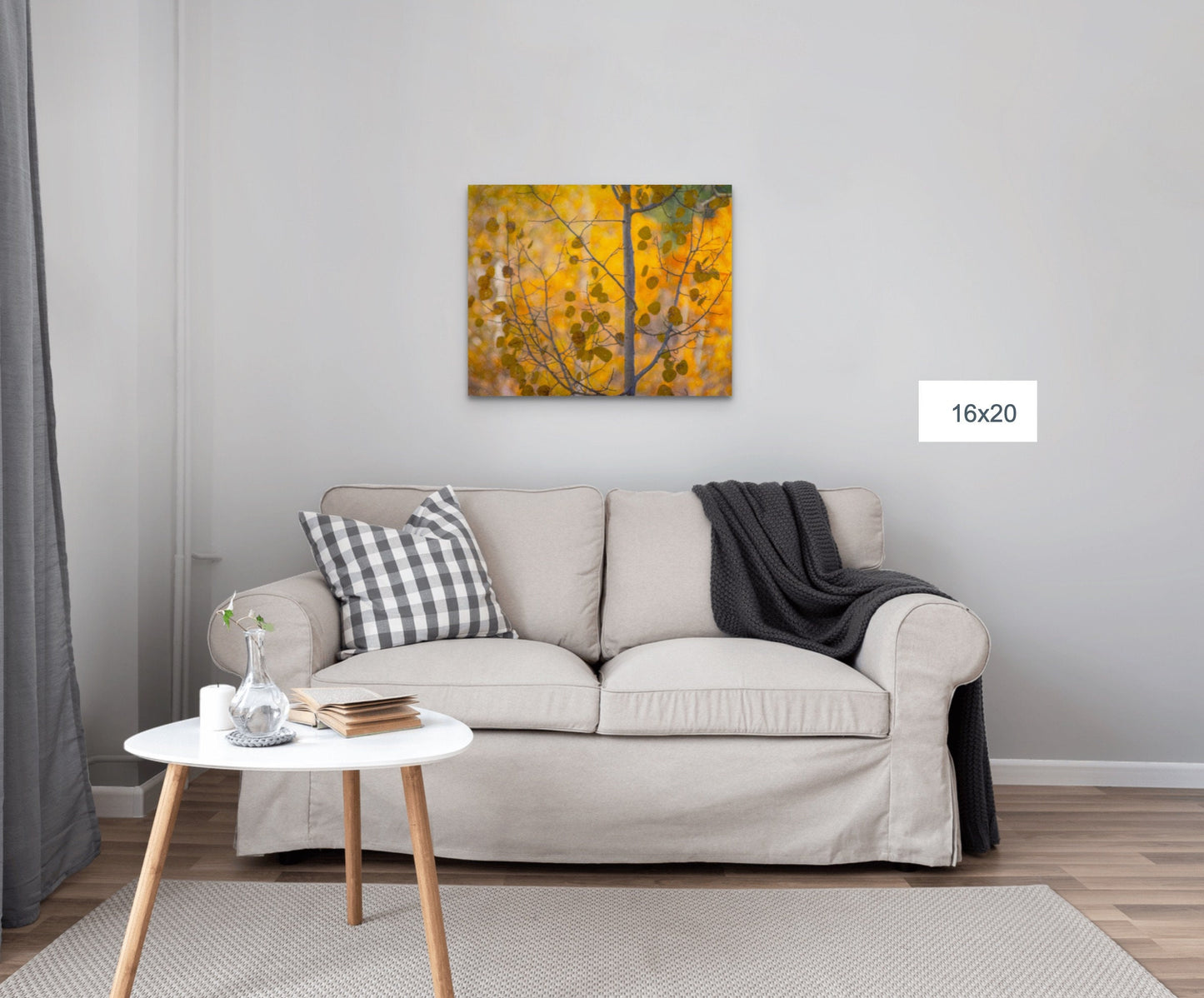 California Autumn Color Fine Art Photography | Canvas Wall Art | Sierra Nevada Fall Foliage Poster | Hope Valley Fall | home, office decor