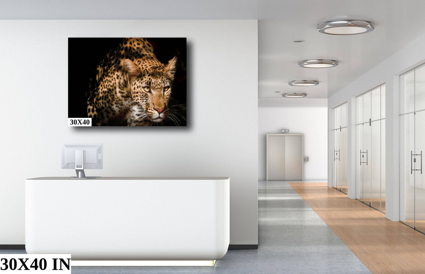 African Leopard Nature Wildlife Fine Art Photography | Big Cat Canvas Wall Art | Nature Poster | home, office decor paper, metal, acrylic