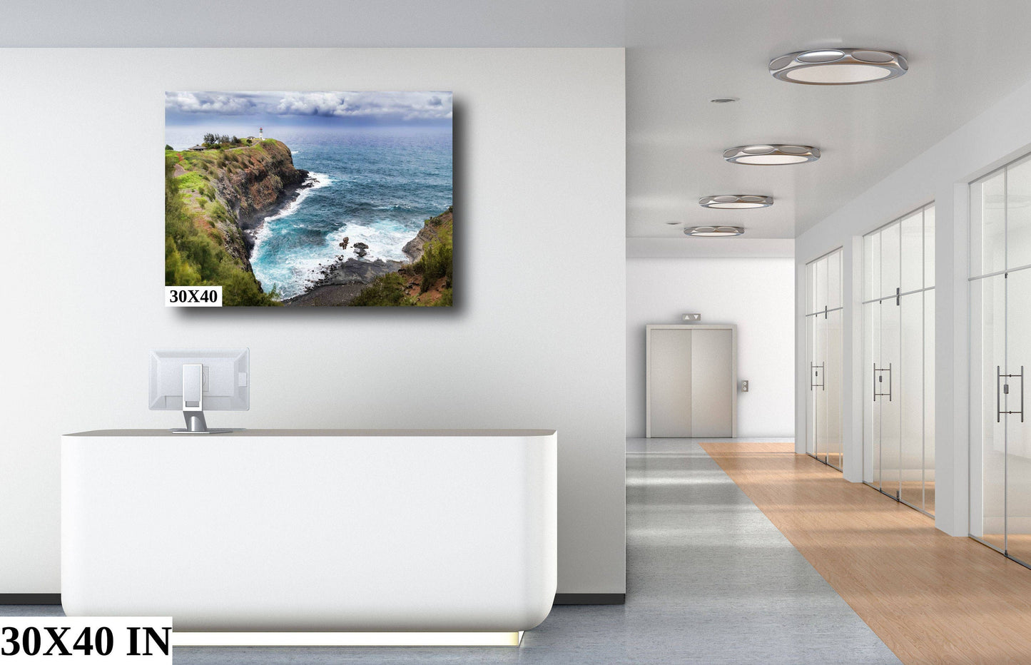 Hawaii Fine Art Photography, Kilauea Lighthouse, Kauai Poster, Canvas Wall Art, Nature Photograph, Seascape paper/canvas/acrylic/metal
