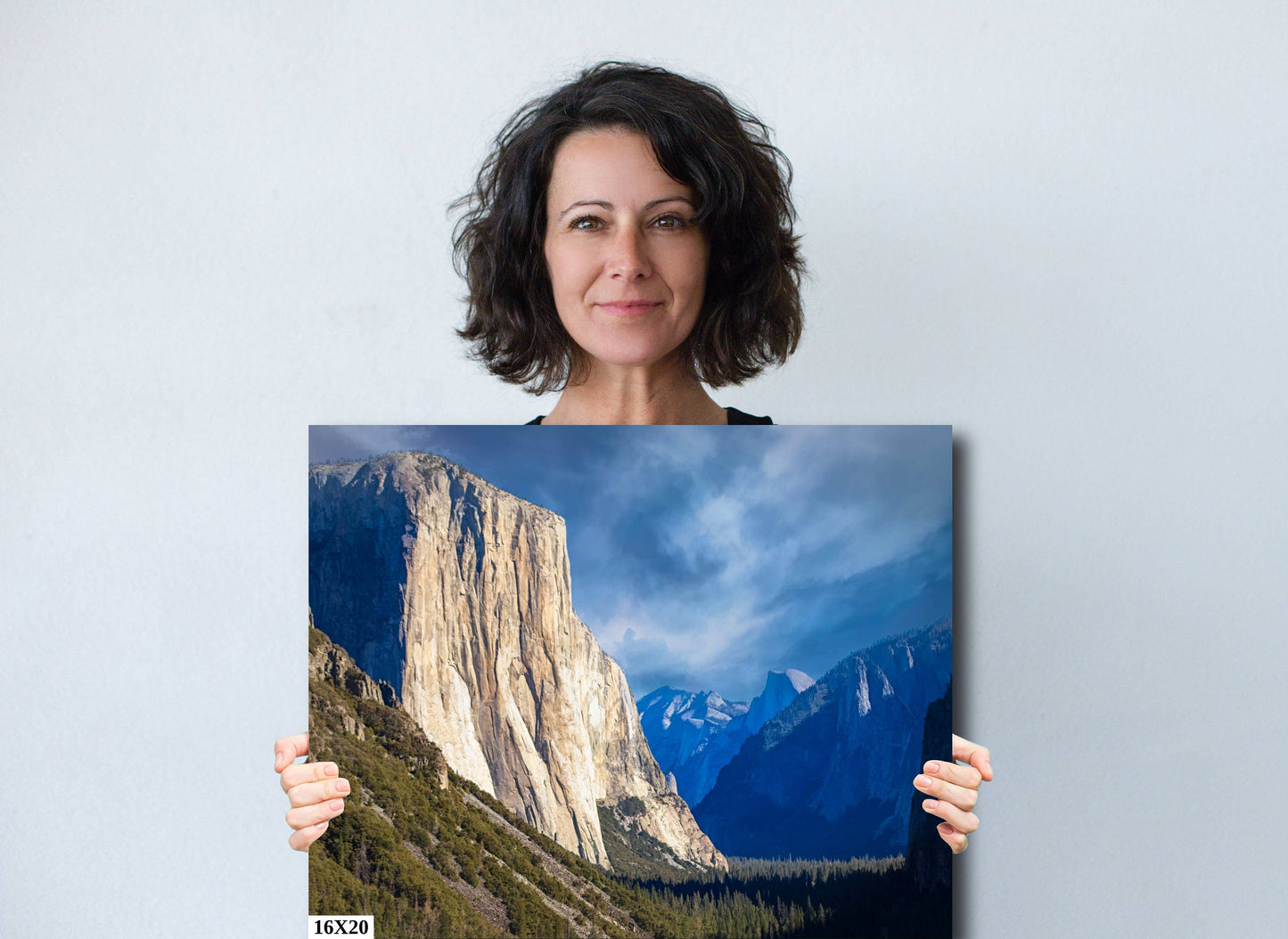 Colorful mountain art Yosemite Valley wall art Travel prints Nature photography El Capitan wall art National park print Mountain wall art