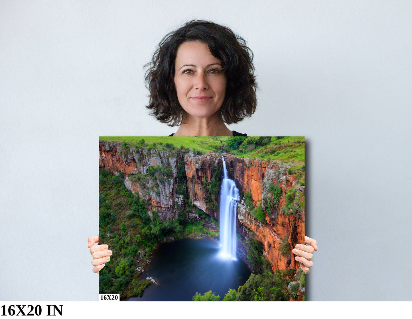 Waterfall Fine Art Photo | Canvas Wall Art | Berlin Falls, South Africa Scenic Landscape - home decor, wall decor, paper, canvas, acrylic