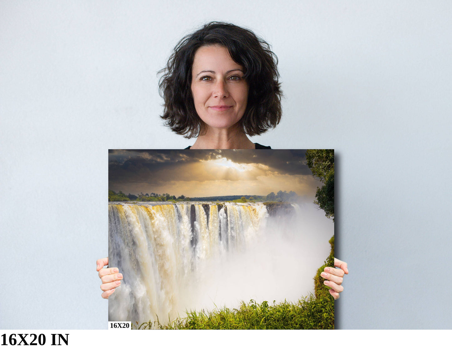 Victoria Falls Devil's Cataract | Canvas Wall Art | African Landscape - home art decor, wall decor, interior design | paper, canvas, acrylic