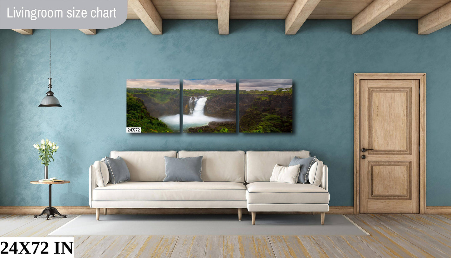 Victoria Falls | Canvas Wall Art | Scenic African Landscape | Waterfall Fine Art Photography | home, office decor, interior design