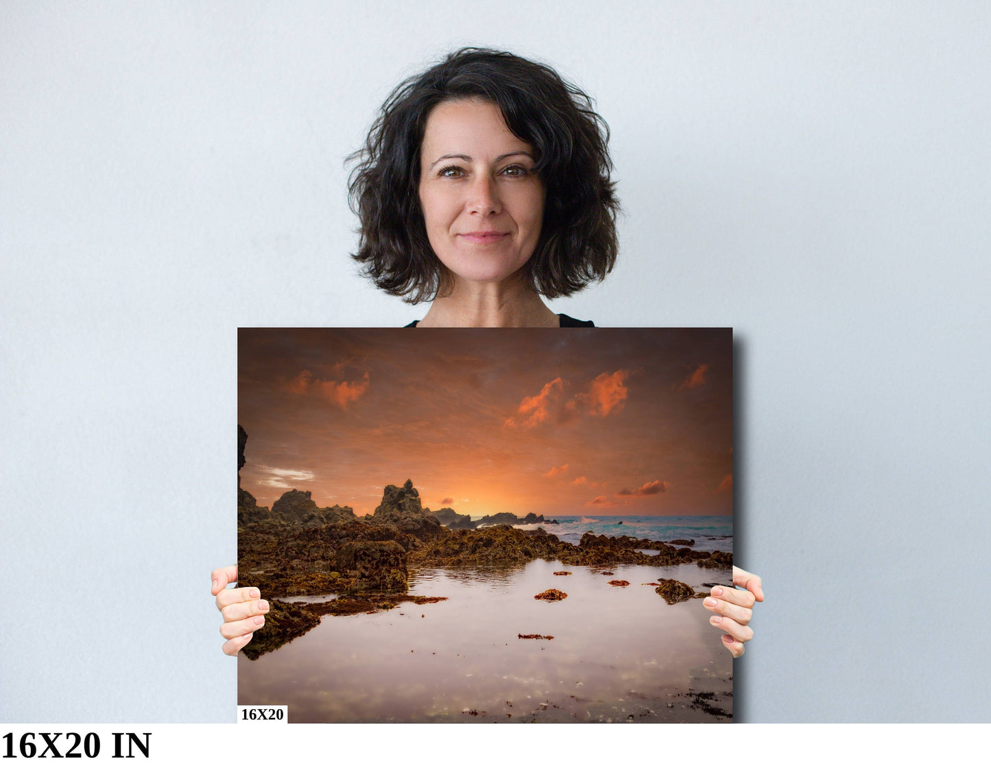 Tide Pool Stillness, California Sonoma Coast | Canvas Wall Art | Pacific Ocean Scenic Landscape, Seascape | Fine Art Photography