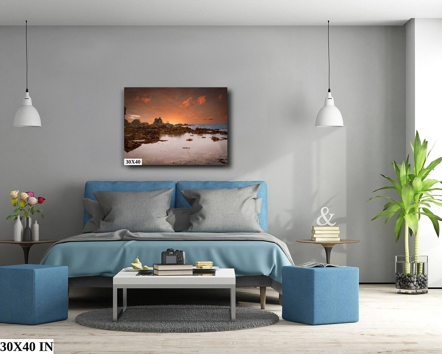 Tide Pool Stillness, California Sonoma Coast | Canvas Wall Art | Pacific Ocean Scenic Landscape, Seascape | Fine Art Photography
