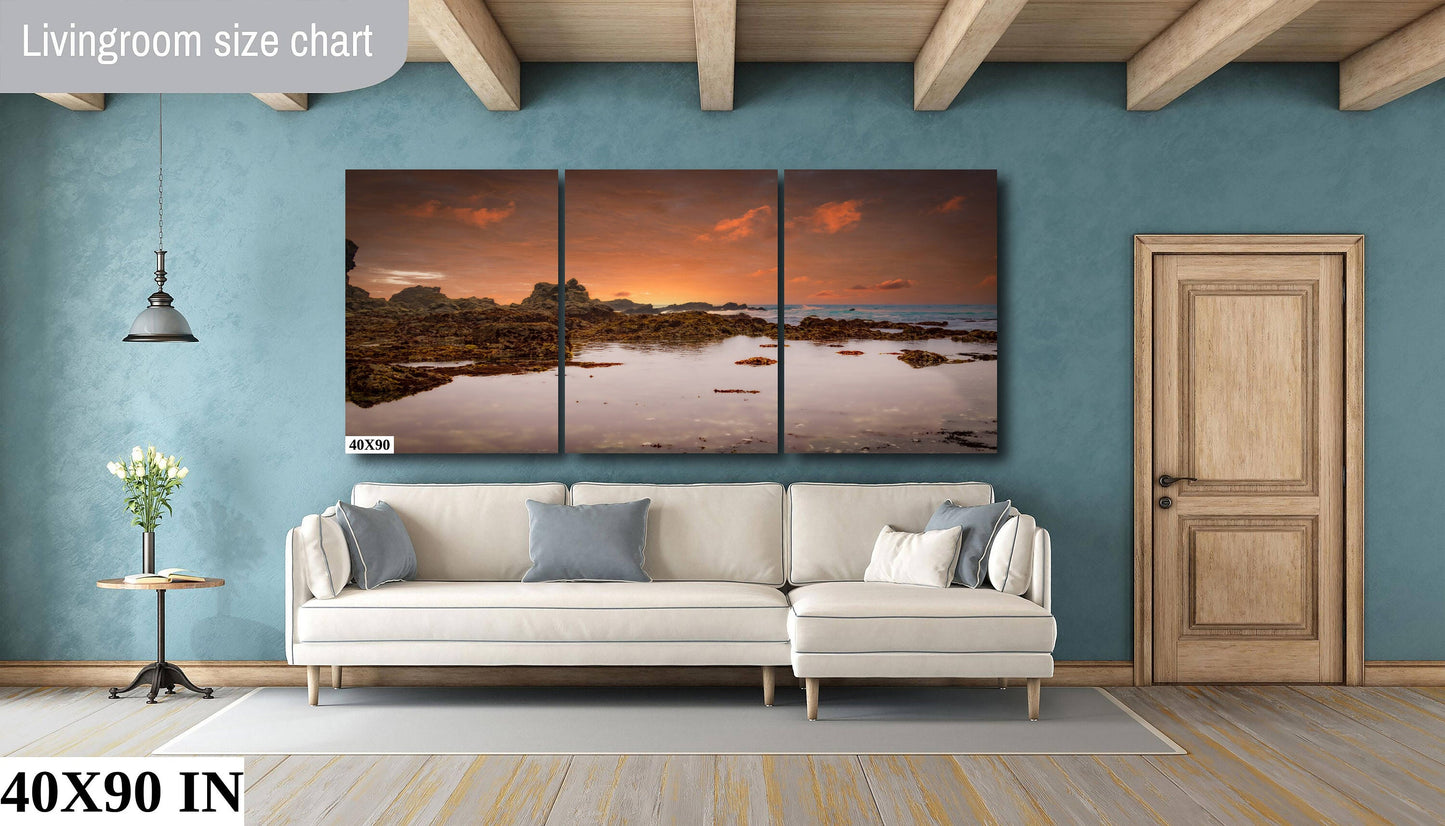 Tide Pool Stillness, California Sonoma Coast | Canvas Wall Art | Pacific Ocean Scenic Landscape, Seascape | Fine Art Photography