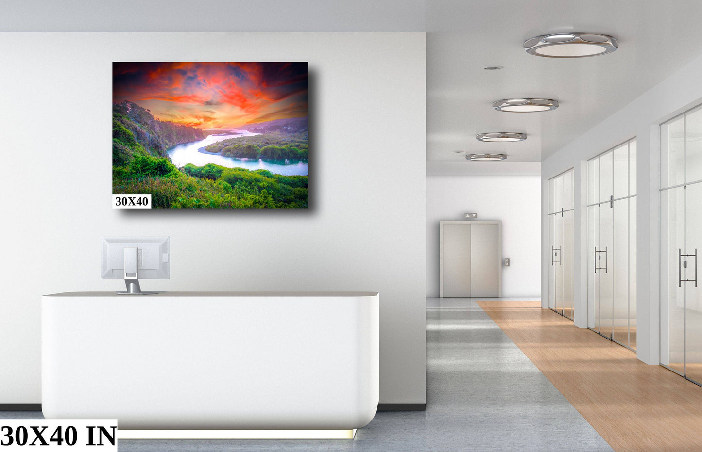 Sonoma Pacific Ocean Coast | Gualala Creek Sunset | Canvas Wall Art | Gorgeous California Scenic Landscape | Fine Art Photography