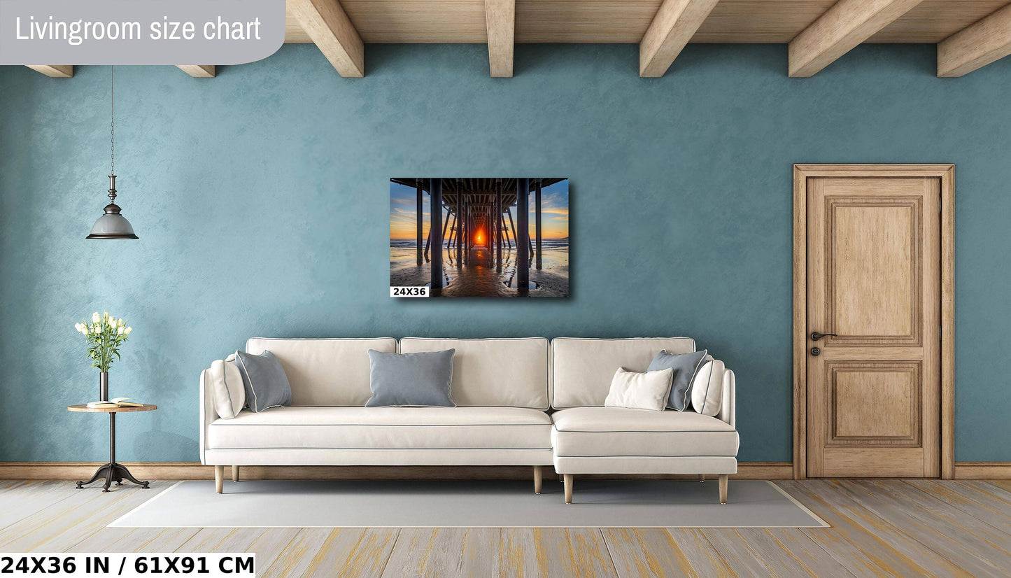California's Iconic Pismo Beach Pier "Pierhenge" | Beach Photography Wall Art Print/Canvas/Acrylic/Metal Home, Office Fine Art
