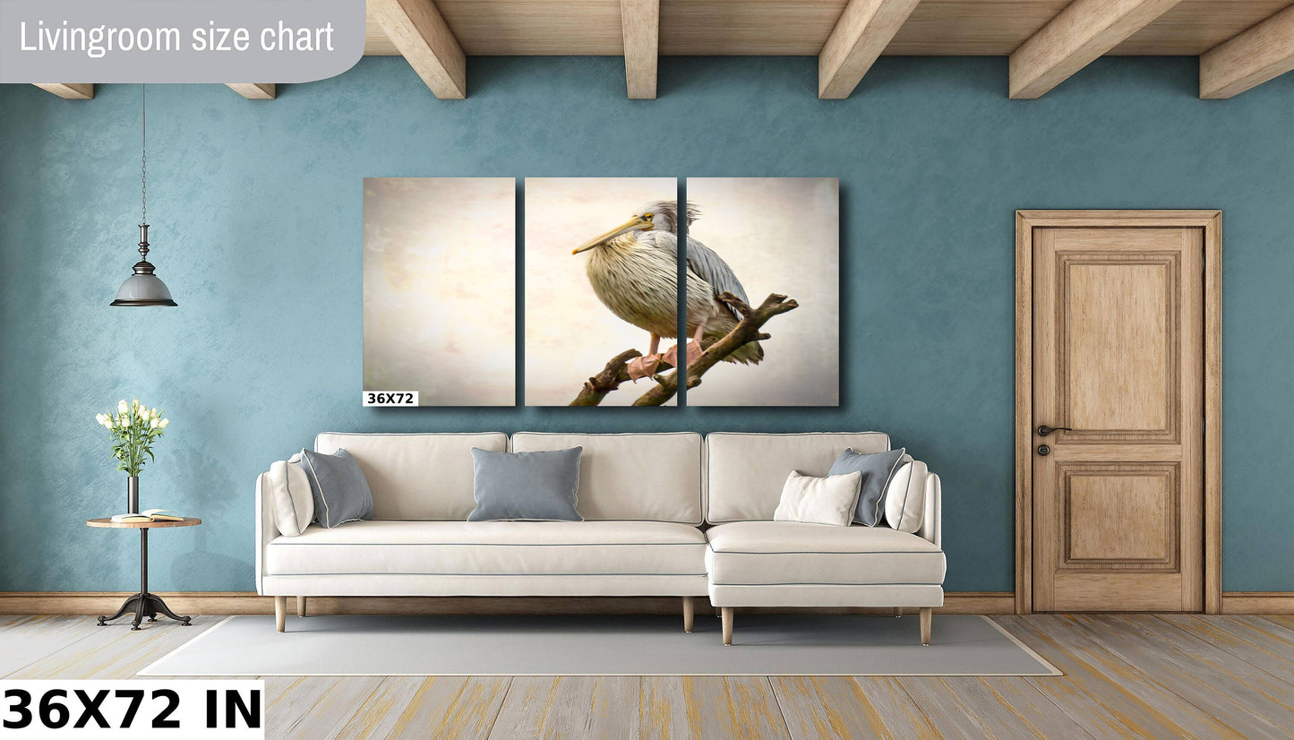 African Birds Fine Art photography | Pelican Nature Print, Serengeti Canvas Wall Art, Wildlife Poster, Bird Picture home, office decor