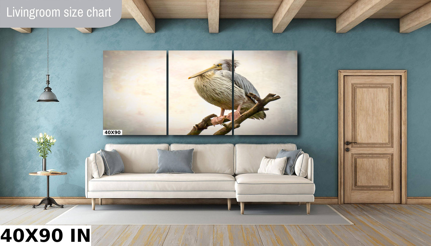 African Birds Fine Art photography | Pelican Nature Print, Serengeti Canvas Wall Art, Wildlife Poster, Bird Picture home, office decor
