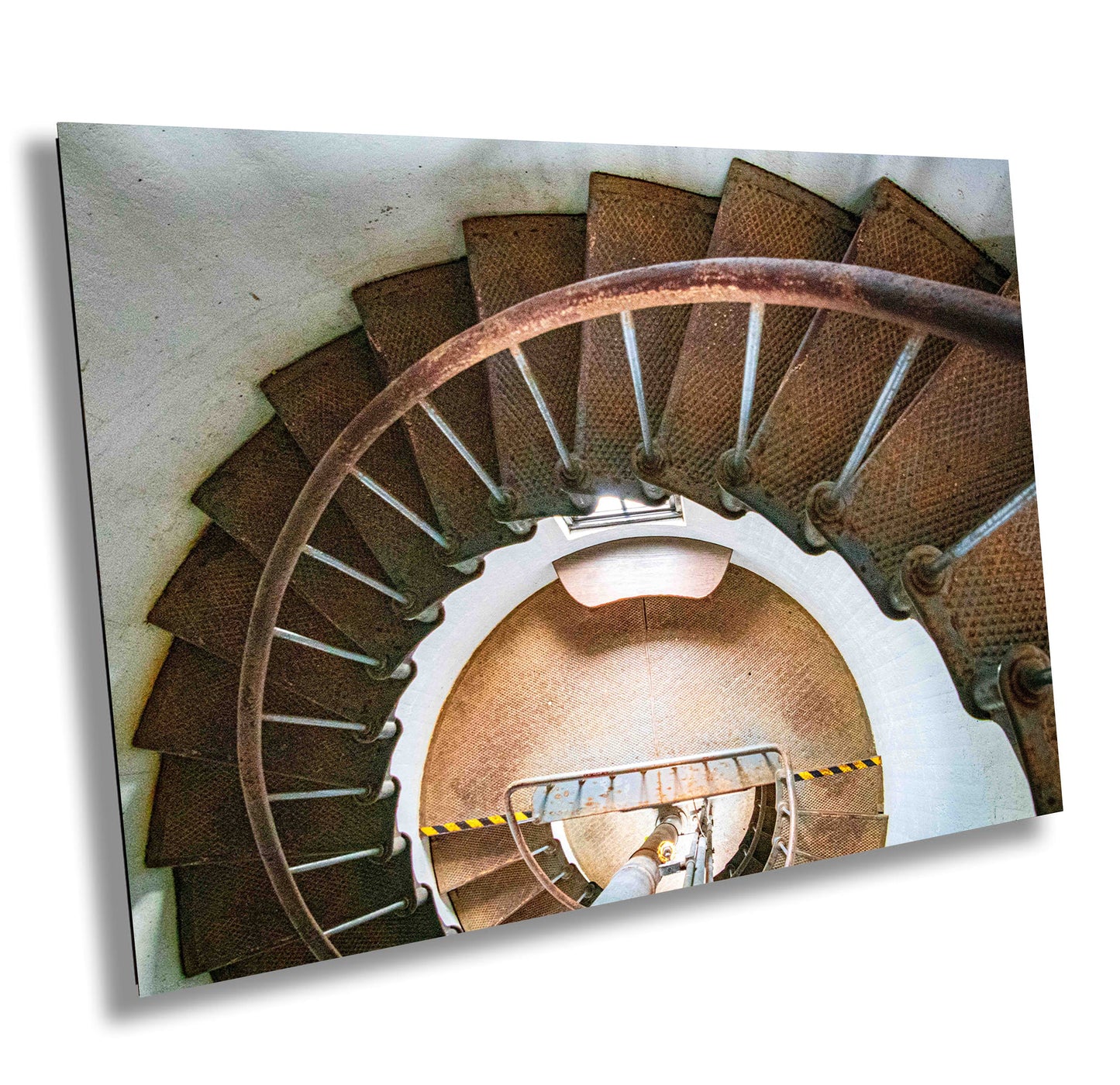 Point Arena Lighthouse Stairs | Canvas Wall Art | California Pacific Ocean Scenic Landscape | home art, wall decor | paper, canvas, acrylic