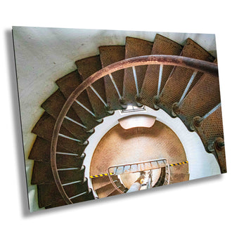 compare product Point Arena Lighthouse Stairs | Canvas Wall Art | California Pacific Ocean Scenic Landscape | home art, wall decor | paper, canvas, acrylic