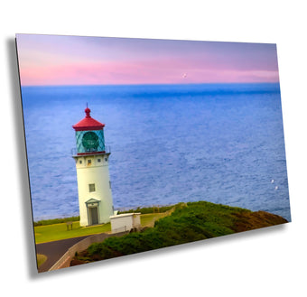 compare product Hawaii Artwork, Kilauea Lighthouse, Kauai Sunset Fine Art Photography, Landscape Poster, Seascape, Beach, Canvas, Acrylic Print, Wall Decor