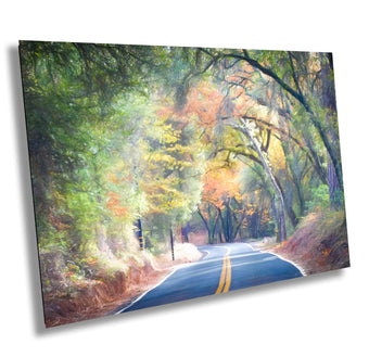 compare product California Autumn Colors Fine Art Photography | Canvas Wall Art | Sierra Nevada Fall Foliage | Gold Country Foothills Road to Lake Tabeaud