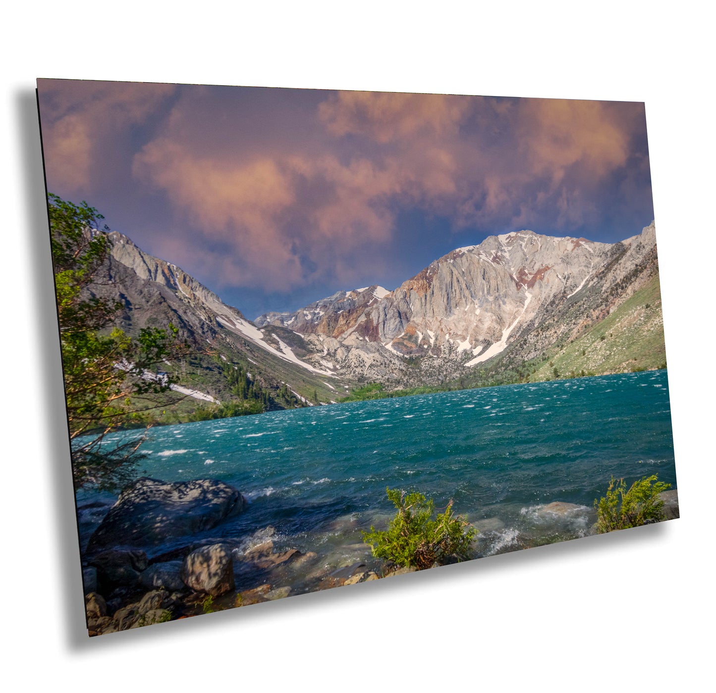 California Winter Fine Art Photography | Convict Lake Canvas Wall Art | Scenic Landscape Poster | home, wall decor | paper, acrylic, metal