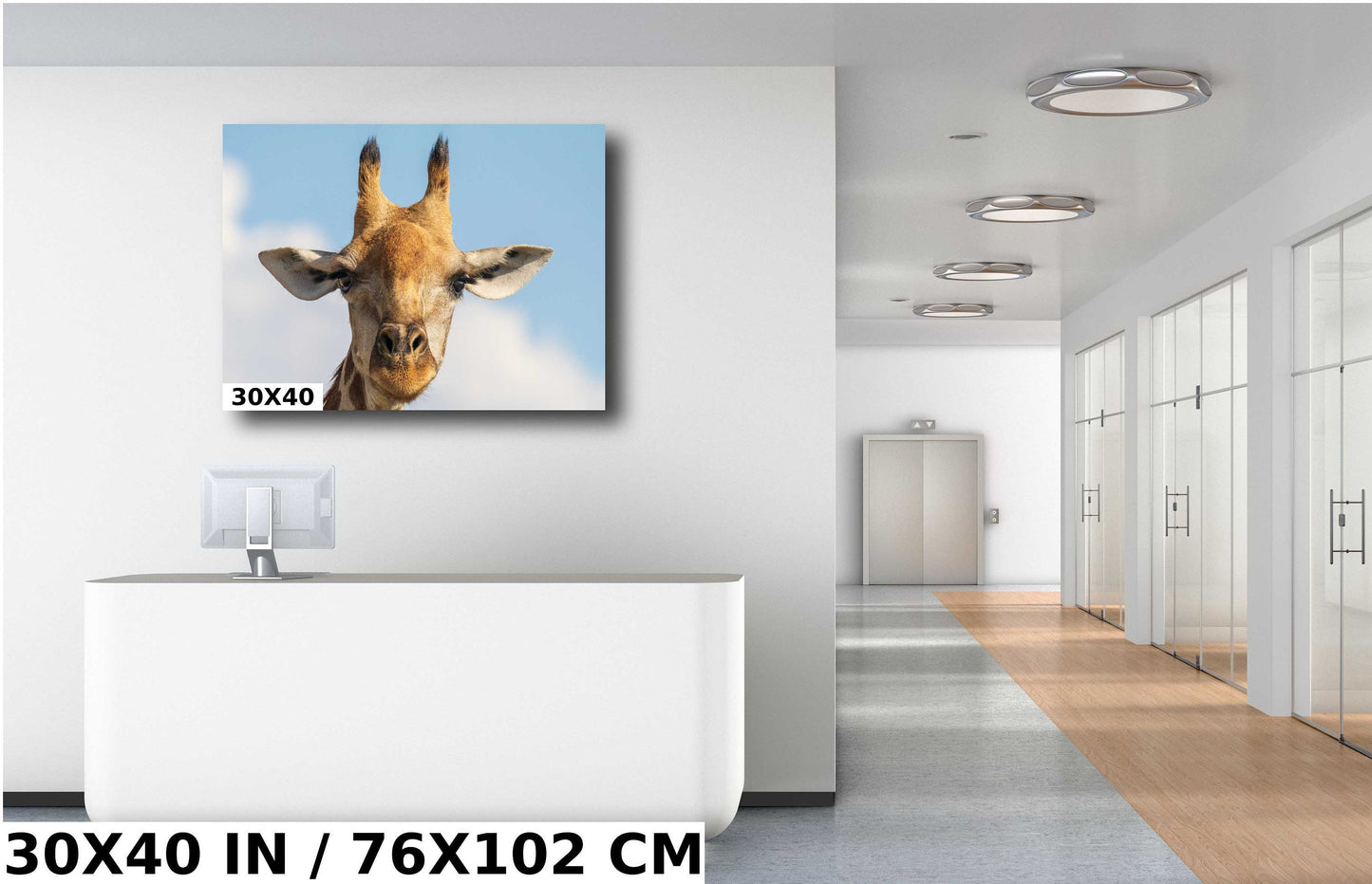 Giraffe Fine Art Photography, Wall Art, African Wildlife Picture, Nature Photo, Travel Poster, Animal Print | Kid's Room, Home, Office Decor
