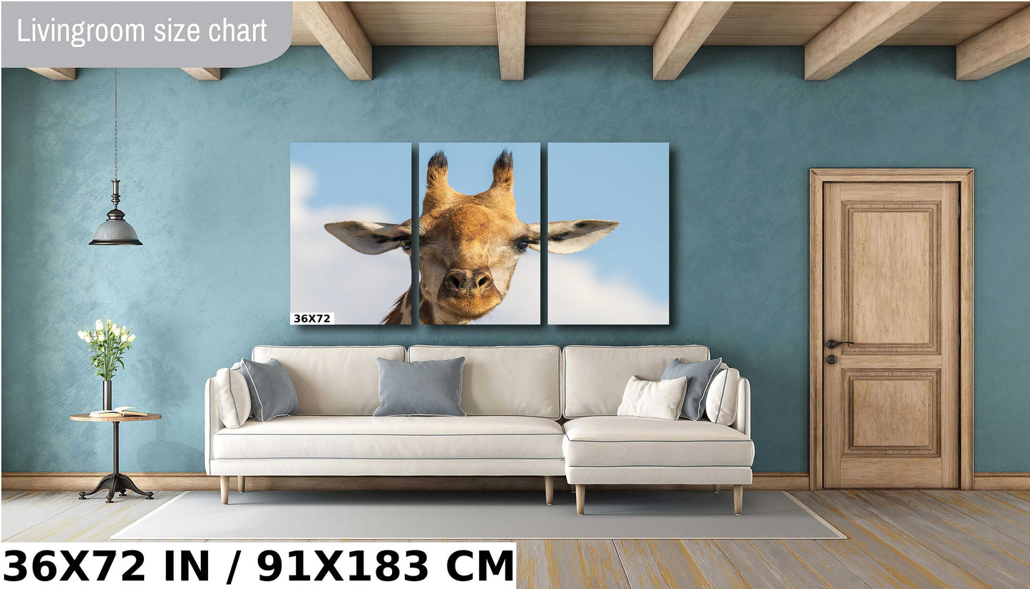 Giraffe Fine Art Photography, Wall Art, African Wildlife Picture, Nature Photo, Travel Poster, Animal Print | Kid's Room, Home, Office Decor
