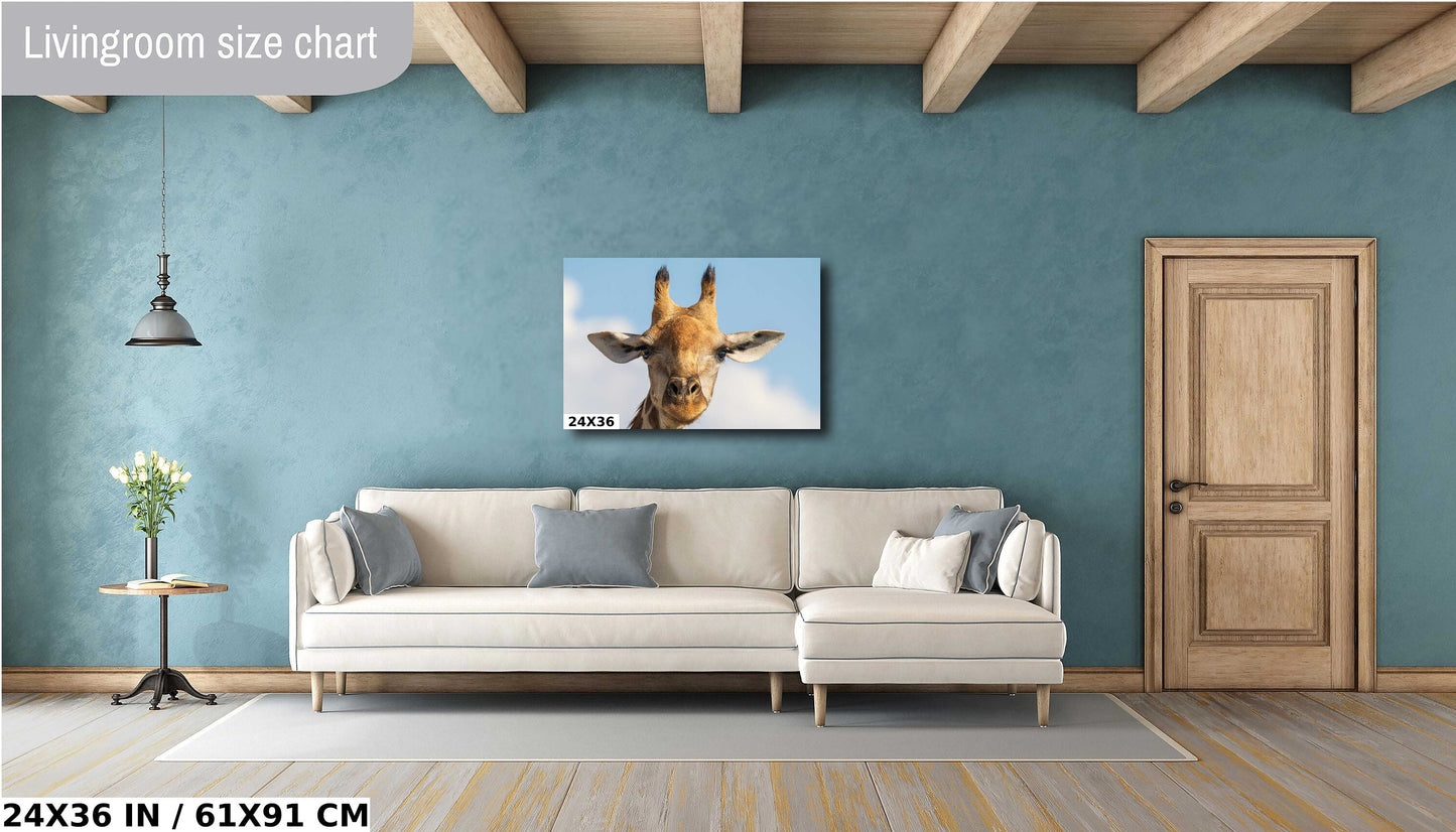 Giraffe Fine Art Photography, Wall Art, African Wildlife Picture, Nature Photo, Travel Poster, Animal Print | Kid's Room, Home, Office Decor