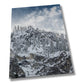 Yosemite Snowy Mountaintop Photo, Mountain Trees & Sky Canvas Wall Art, California Photo Print, National Park Poster | Home, Office Decor