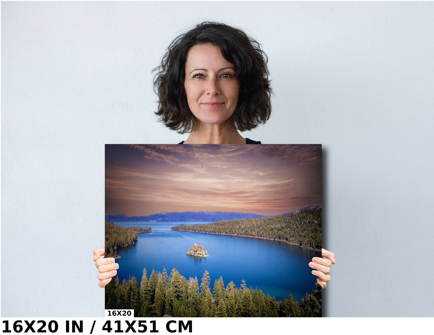 Lake Tahoe Emerald Bay Sunset | California Fine Art Photography | Canvas Wall Art | Scenic Landscape Poster | home, office decor