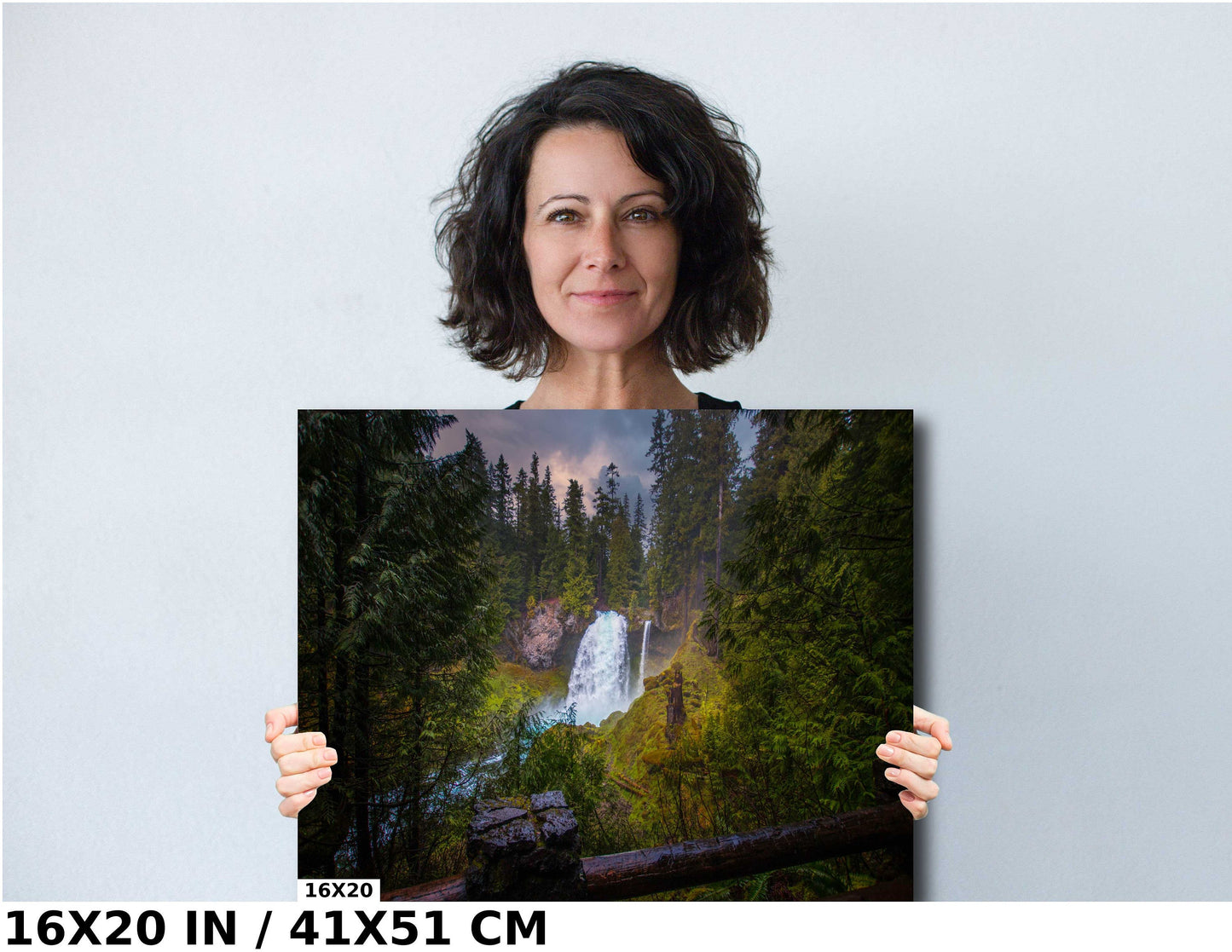 Sahalie Falls Fine Art Photo | Oregon Waterfall Nature Print | Canvas Wall Art | Landscape Poster | Travel Picture paper, acrylic, metal